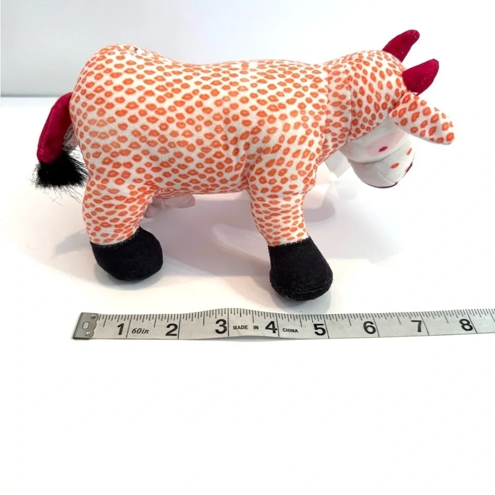Westland Cow Parade Smooch Orange Bull 8” Plush Soft Toy Stuffed Animal